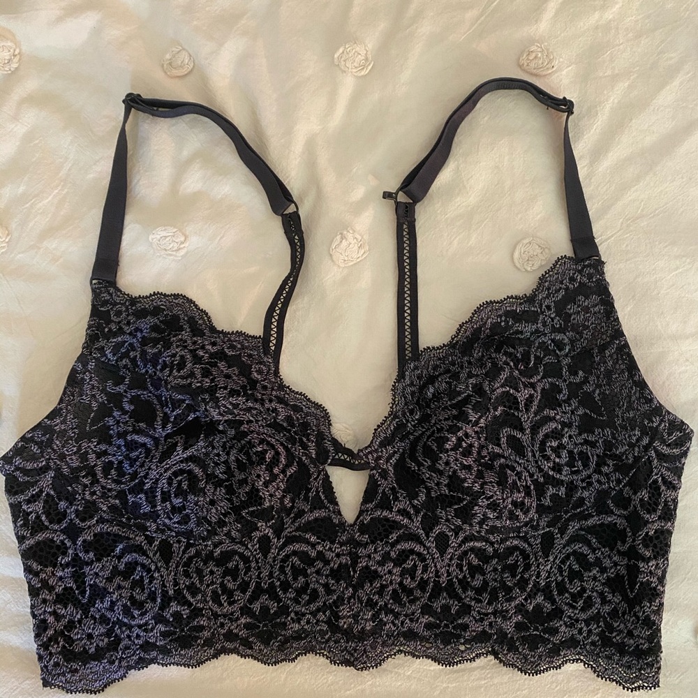 Black Lace Free People Bralet - Picture 2 of 4
